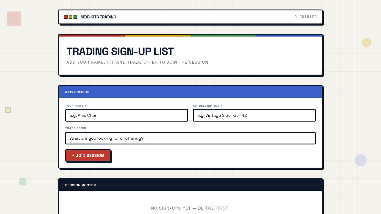 trading-sign-up-list